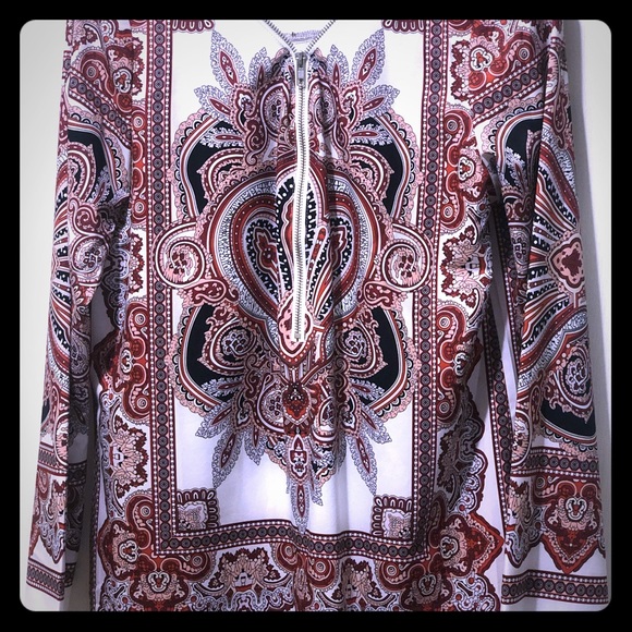 Zipper down blouse - Picture 2 of 2